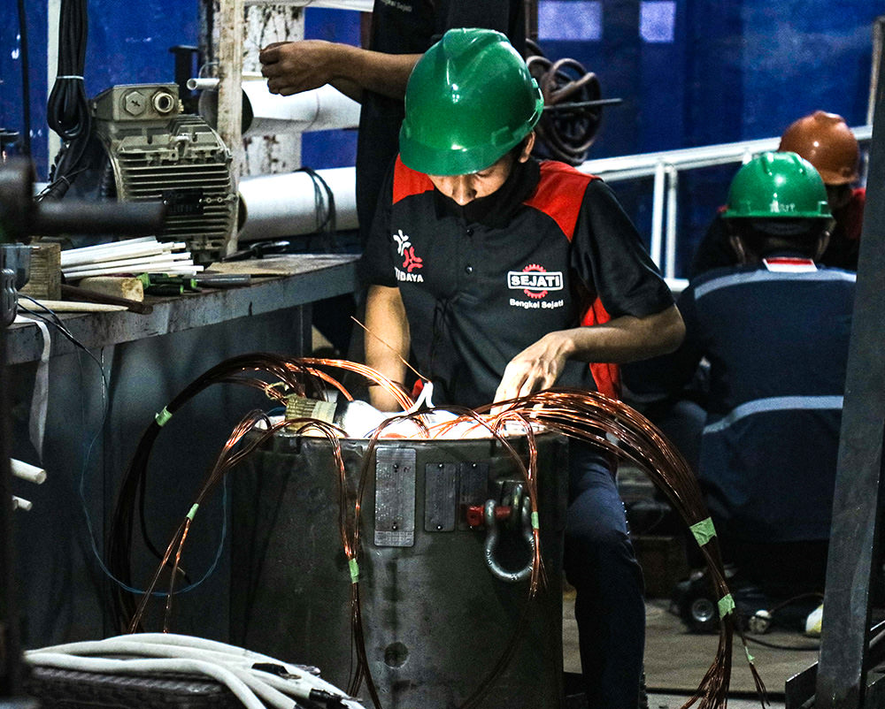 rewinding motor di intidaya dinamika sejati